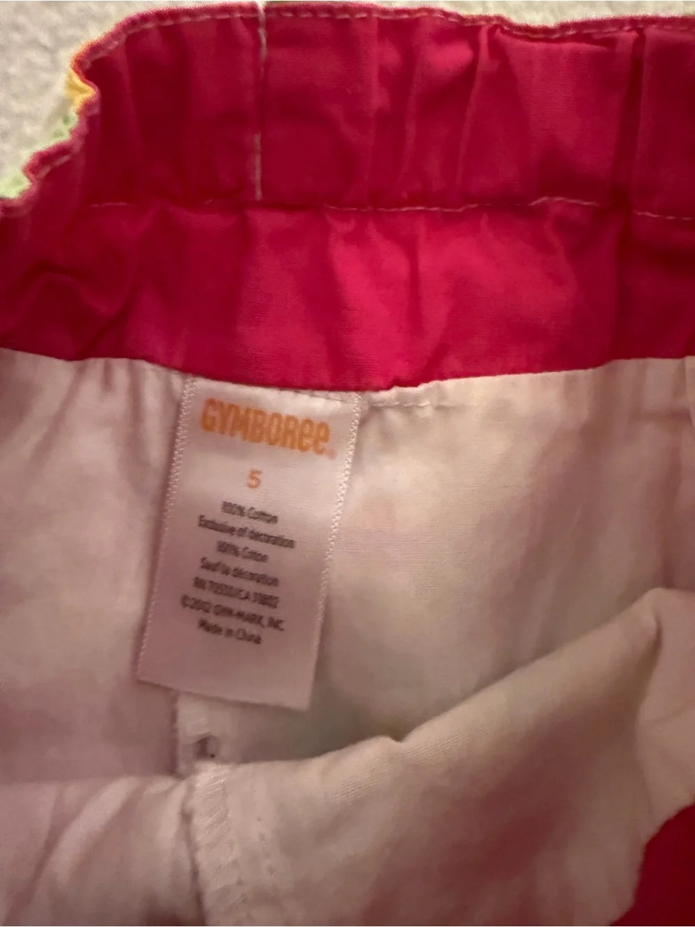 Gymboree Island Lily Patchwork Skort